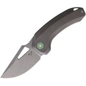 Damned Designs 015XLTSW2 Djinn XL Knife Gray Handles