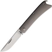 Esnyx BBJSJ41 Beer Buster Jr. Slipjoint Knife Gray Handles