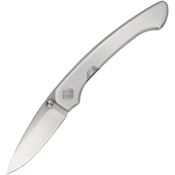 Ocaso 42SMS Seaton Mini Linerlock Knife Silver Handles