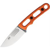 SOG 17330157 Ether Satin Fixed Blade Knife Orange Handles