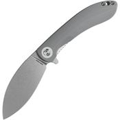 Vosteed NSNWGH Nightshade Flipper Linerlock Knife Gray Handles