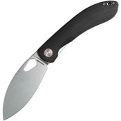 Vosteed NSTHNWMK Nightshade Stonewashed Linerlock Knife Black Handles