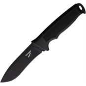 Waffentechnik 1MILSB Buddy I Black Fixed Blade Knife Black Handles
