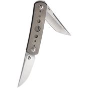 Yan EMWSHTI EMW Speedhole Knife Titanium White Handles