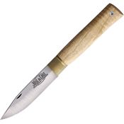 Jose Da Cruz 80001 Large Satin Folding Knife Ash Wood Handles