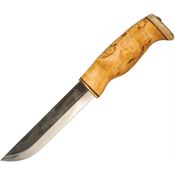 Arctic Legend 873 Bear Natural Fixed Blade Knife Curly Birch Handles