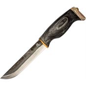 Arctic Legend 897 Bear Natural Fixed Blade Knife Black Birchwood Handles