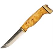 Arctic Legend 910 Hobby Natural Fixed Blade Knife Curly Birch Handles