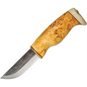 Arctic Legend 958 Hunter's Natural Fixed Blade Knife Curly Birch Handles