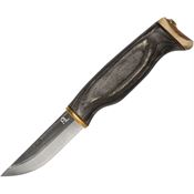 Arctic Legend 016 Handicraft Natural Fixed Blade Knife Black Birch Handles