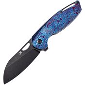 Kansept 1022B4 Model 6 Framelock Knife Timascus Handles