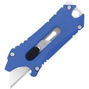 Olight OTACLEBU Otacle EDC Utility Fixed Blade Knife Blue Handles