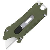 Olight OTACLEODG Otacle EDC Utility Fixed Blade Knife OD Green Handles