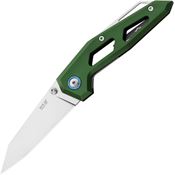 MKM-Maniago EGLAGR Edge Linerlock Knife Green Handles