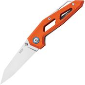 MKM-Maniago EGLAOR Edge Linerlock Knife Orange Handles