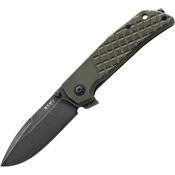 MKM-Maniago MMTGRD Maximo Stonewash Knife Green Handles