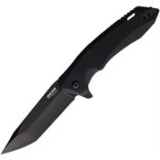 Bear & Son 61535 Black Sideliner Linerlock Knife Black G10 Handles