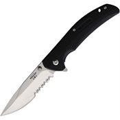 Bear & Son 778SR Mirror Finish Sideliner Linerlock Knife Black Zytel Handles