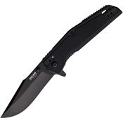 Bear & Son 61534 Assist Open Linerlock Knife Black G10 Handles