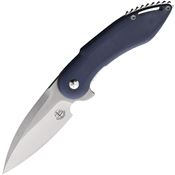 Begg 001 Mini Glimpse Linerlock Knife Blue/Gray Handles