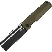 Bestech G54C Tardis Knife OD Green Handles