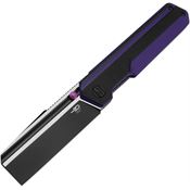 Bestech G54D Tardis Knife Black/Purple Handles