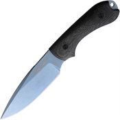 Bradford 3FE101PA Guardian 3 Blue PVD Blue Fixed Blade Knife Black Micarta Handles