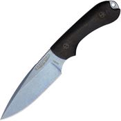 Bradford 3FE114PA Guardian 3 Blue PVD Fixed Blade Knife Carbon Fiber Handles