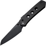 Civivi 220361 Vision FG Superlock Black Knife Black Handles