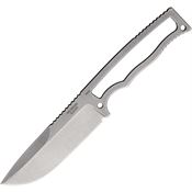 Halfbreed CFK01 Compact Field Knife DP Stonewash Fixed Blade Knife Skeletonized Handles