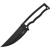 Halfbreed CFK02BLK Compact Field PVD Pik Black Fixed Blade Knife Skeletonized Handles