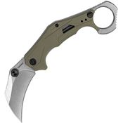 Kershaw 2064ODSW Outlier Assist Open Linerlock Knife Green Handles
