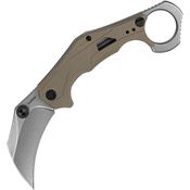 Kershaw 2064TANSW Outlier Assist Open Linerlock Knife Tan Handles