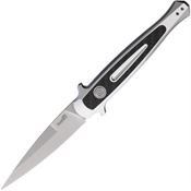 Kershaw 7150RAW Auto Launch 8 Button Lock Stonewash Knife Carbon Handles