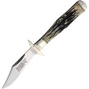 Marbles 482 Large Swing Guard Lockback Knife Black Stag Handles