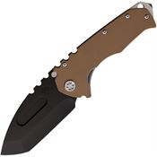 Medford 011SPT09TM Praetorian Pvd Coated Knife Brown Handles