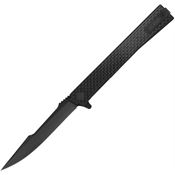 Ocaso 9HFB Solstice Black Linerlock Knife Carbon Fiber Handles