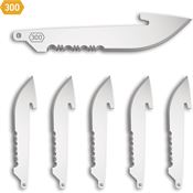 Outdoor Edge RRU306C Drop Point Blade Pack 6 Blk