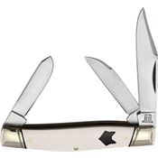 Rough Rider 2311 Stockman White Micarta