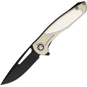 Rough Rider 2551 Tattoo Series Framelock Knife Gray Handles