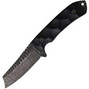 Stroup DF Desert Fox Fixed Blade Knife Black Handles