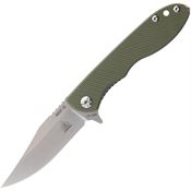 TOPS MSFG01 MSF Elmax Linerlock Knife Green Handles