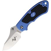 V NIVES 03088 Stout Linerlock Knife Blue Handles