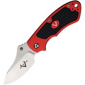V NIVES 03089 Stout Linerlock Knife Red Handles
