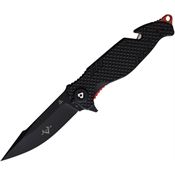 V NIVES 03094 Trail Blazer Linerlock Knife Red Handles