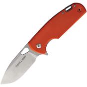 Viper 5935GO Kyomi Stonewash Knife G10 Orange Handles