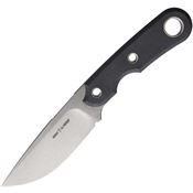 Viper 4028CB Basic1 Stonewash Fixed Blade Knife Black Handles