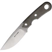 Viper 4028CG Basic1 Stonewash Fixed Blade Knife Green Handles