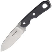Viper 4036CB Basic3 Stonewash Fixed Blade Knife Black Handles