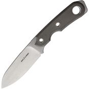 Viper 4036CG Basic3 Stonewash Fixed Blade Knife Green Handles